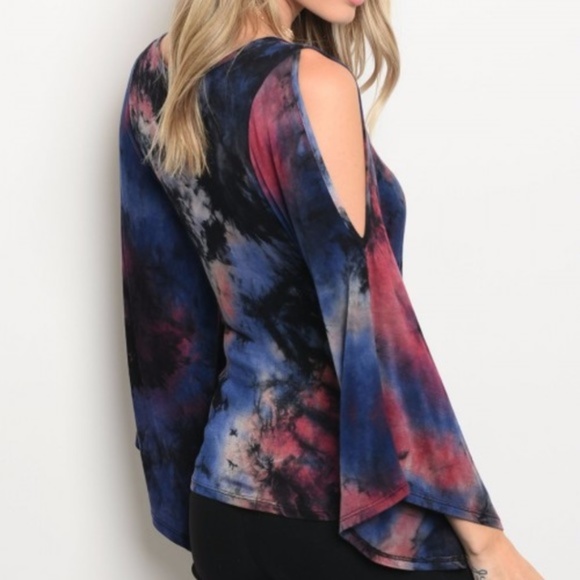 (((SALE))) VAVA BY JOY HAN TIE DYE TOP - Picture 2 of 2
